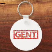 Porte-clés Timbre Gent (Recto)