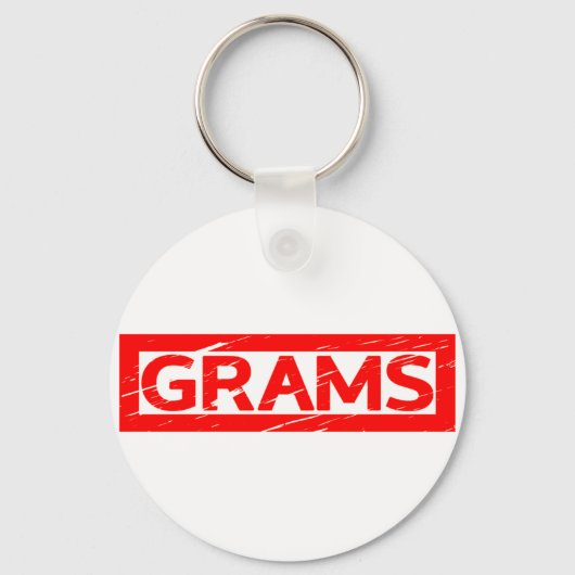 Porte-clés Timbre Grams (Recto)