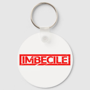 Porte-clés Timbre imbécile