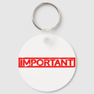 Porte-clés Timbre important