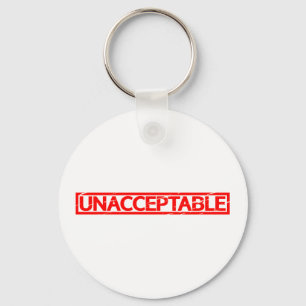 Porte-clés Timbre inacceptable