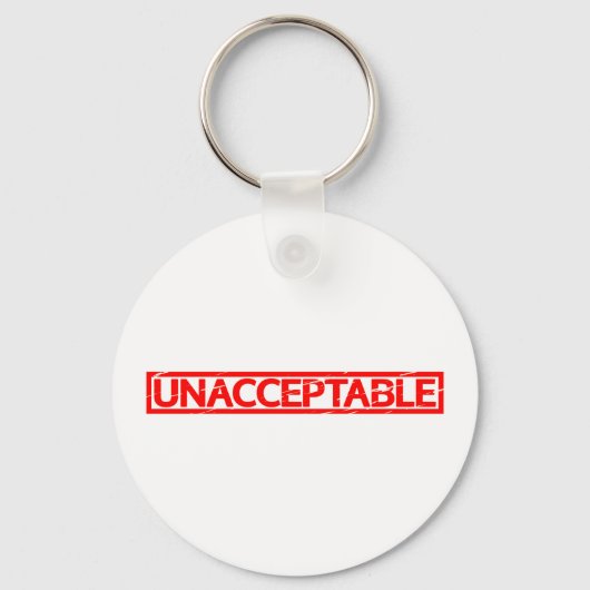 Porte-clés Timbre inacceptable (Recto)