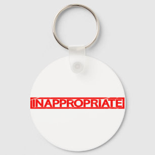 Porte-clés Timbre inapproprié