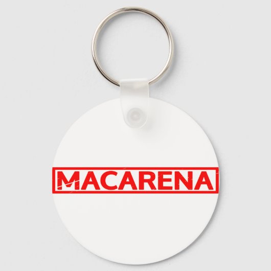 Porte-clés Timbre Macarena (Recto)