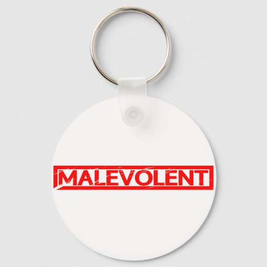 Porte-clés Timbre malveillant (Recto)
