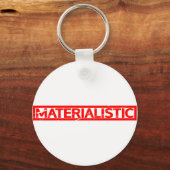 Porte-clés Timbre matérialiste (Recto)