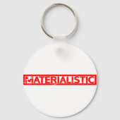 Porte-clés Timbre matérialiste (Verso)