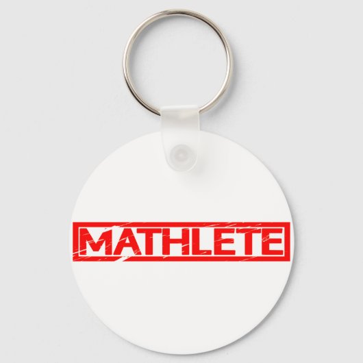 Porte-clés Timbre Mathlete (Recto)