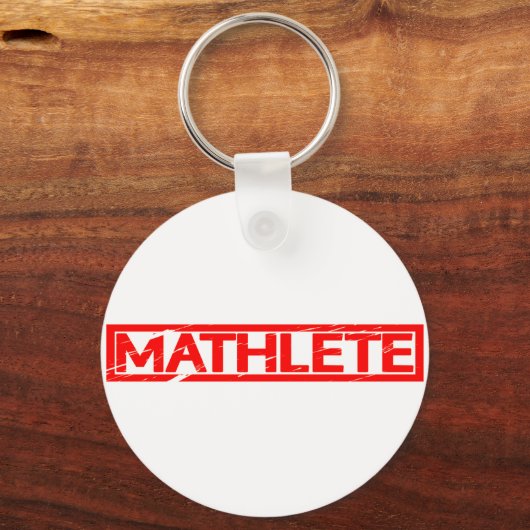 Porte-clés Timbre Mathlete (Recto)