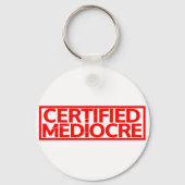 Porte-clés Timbre médiocre certifié (Recto)