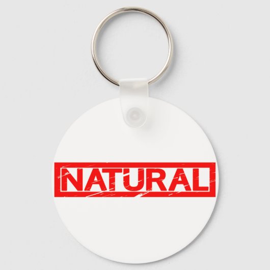 Porte-clés Timbre naturel (Recto)