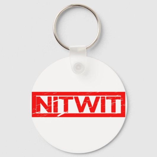 Porte-clés Timbre Nitwit (Recto)