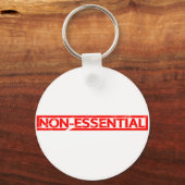 Porte-clés Timbre non essentiel (Verso)