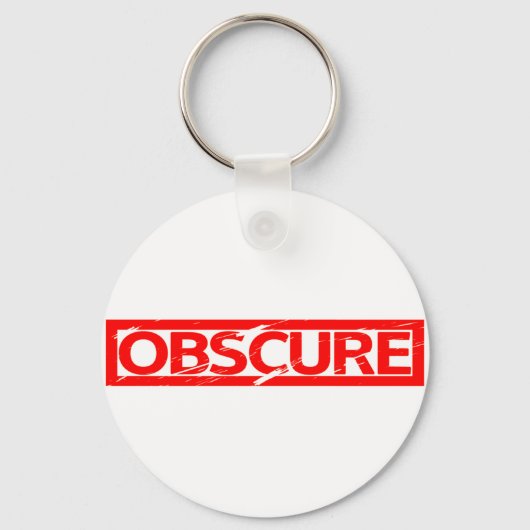 Porte-clés Timbre obscur (Recto)