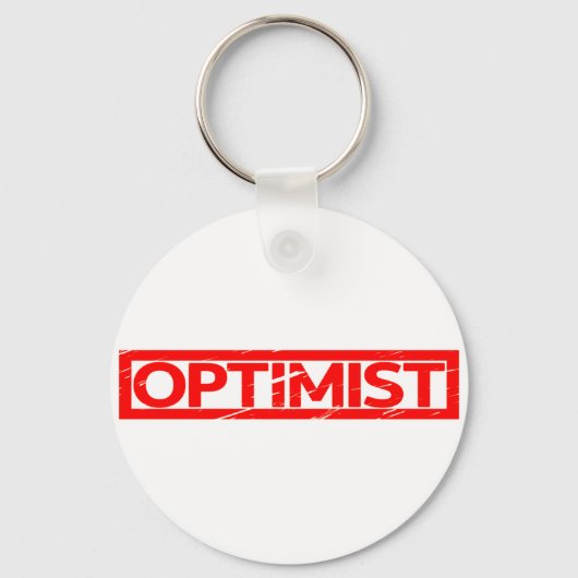 Porte-clés Timbre optimiste (Recto)