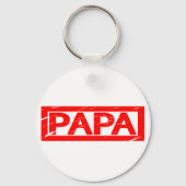 Porte-clés Timbre Papa (Verso)
