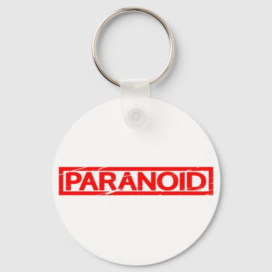 Porte-clés Timbre paranoïaque (Recto)