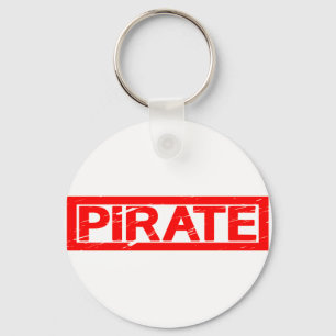 Porte-clés Timbre pirate