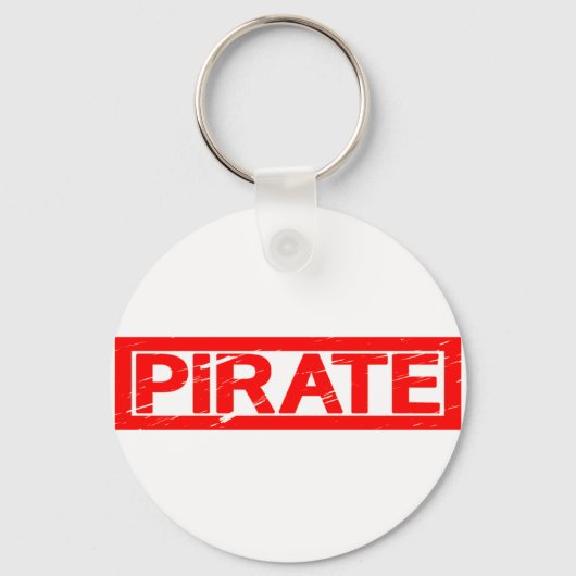 Porte-clés Timbre pirate (Recto)