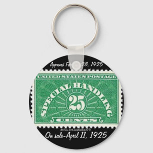 Porte-clés "Timbre-poste 'Manipulation spéciale 1925'"