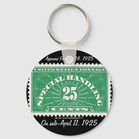 Porte-clés "Timbre-poste 'Manipulation spéciale 1925'" (Recto)
