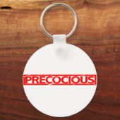 Porte-clés Timbre précoce (Verso)