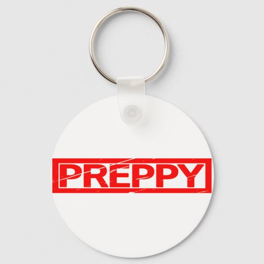 Porte-clés Timbre préppy (Recto)