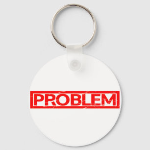 Porte-clés Timbre Problème
