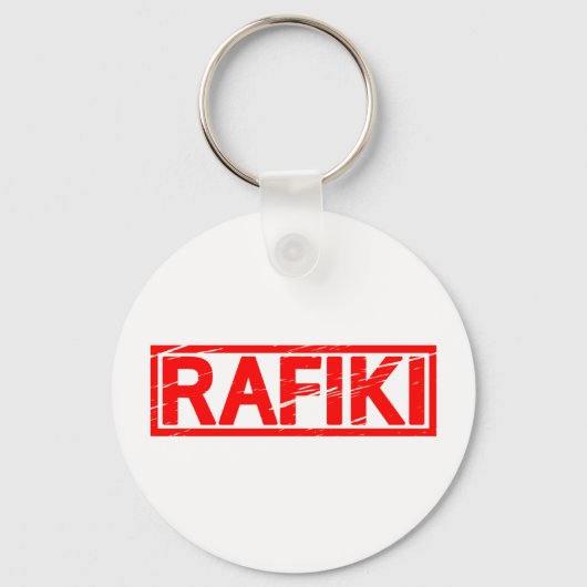 Porte-clés Timbre Rafiki (Recto)