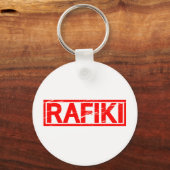 Porte-clés Timbre Rafiki (Recto)