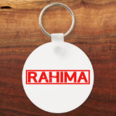 Porte-clés Timbre Rahima (Recto)