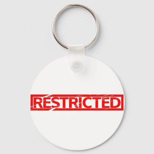 Porte-clés Timbre restreint (Recto)