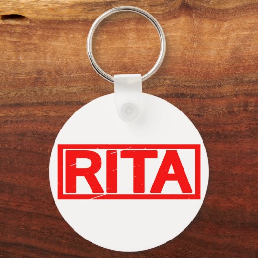 Porte-clés Timbre Rita (Recto)