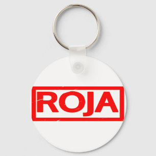 Porte-clés Timbre Roja