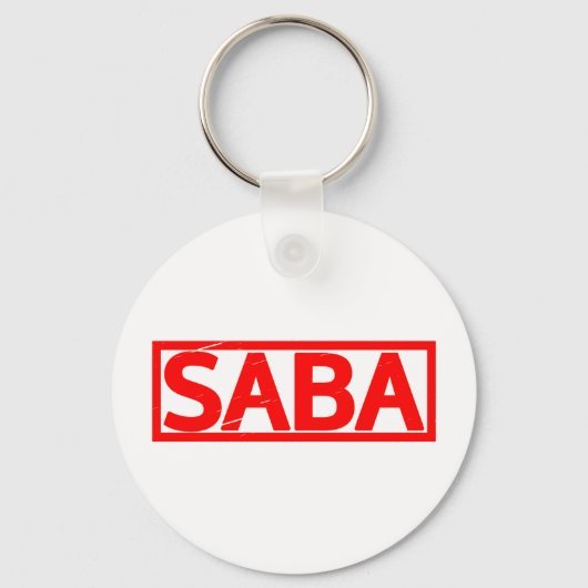 Porte-clés Timbre Saba (Recto)