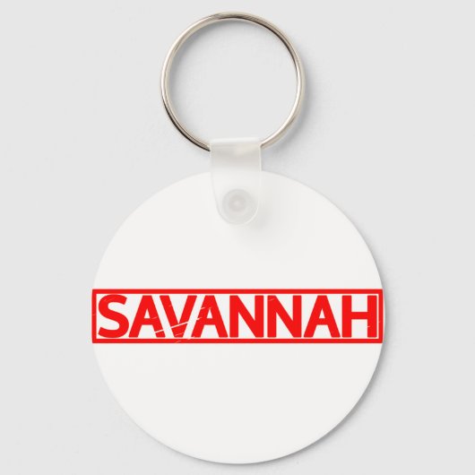 Porte-clés Timbre Savannah (Recto)