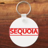 Porte-clés Timbre Sequoia (Recto)