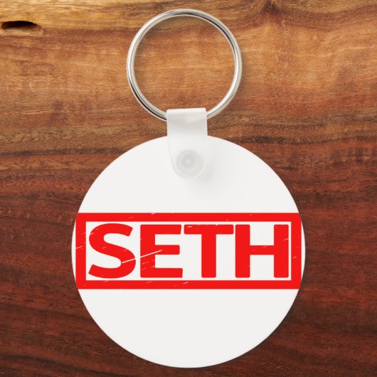 Porte-clés Timbre Seth (Recto)