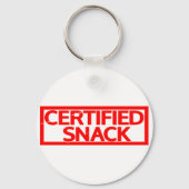 Porte-clés Timbre Snack Certifié (Verso)