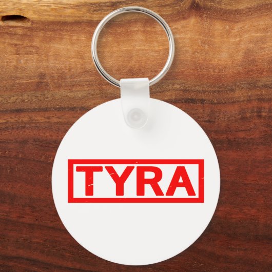 Porte-clés Timbre Tyra (Recto)