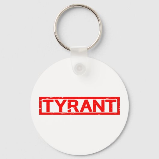 Porte-clés Timbre tyran (Recto)