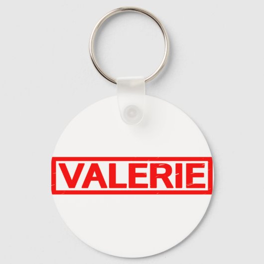 Porte-clés Timbre Valerie (Recto)
