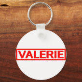 Porte-clés Timbre Valerie (Recto)