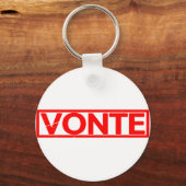 Porte-clés Timbre Vonte (Recto)