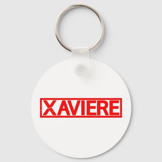 Porte-clés Timbre Xaviere (Recto)