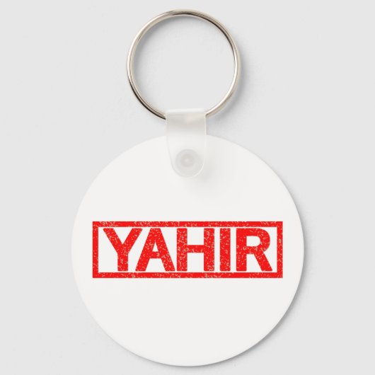 Porte-clés Timbre Yahir (Recto)