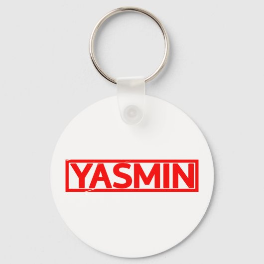 Porte-clés Timbre Yasmin (Recto)