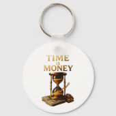 Porte-clés Time Is Money | Powerful Motivational Design (Verso)