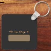 Porte-clés Time Spent With Cats Is Never Wasted (Verso)