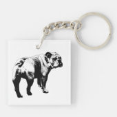 Porte-clés Tiny Bulldog, Loyal Tile (Dos)
